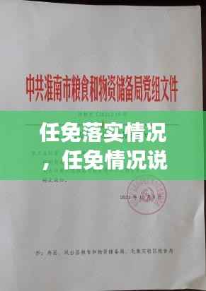 任免落实情况,任免情况说明